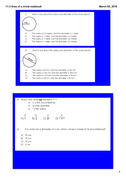 11-3 Area of a circle.notebook
