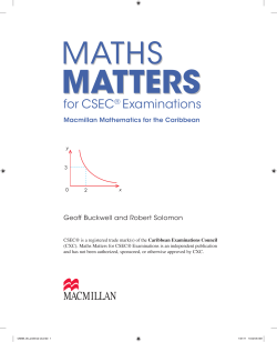 for CsEC&reg; Examinations