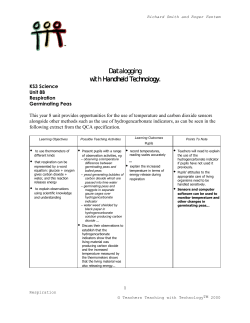 Datalogging with Handheld Technology.