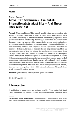The Bullets Internationalists Must Bite &ndash; And Those They Must Not