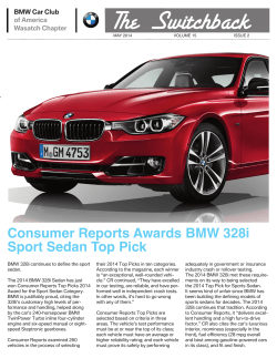 The Switchback - Wasatch BMW CCA