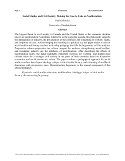 Social Studies and Civil Society: Making the Case to