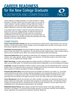 Career Readiness Fact Sheet