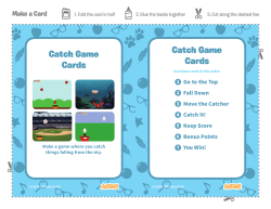 Catch Game Cards - Scratch
