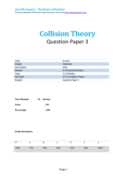 Collision Theory