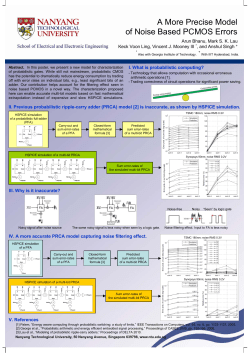 A More Precise Model of Noise Based PCMOS Errors