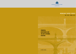 Financial remoteness and the net external position - ECB