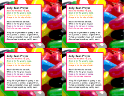 Jelly Bean Prayer - effectivechurchcom.com
