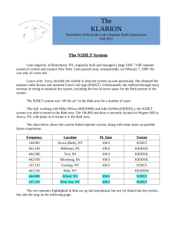 KLARION 2015 No.3 - Keuka Lake Amateur Radio Association