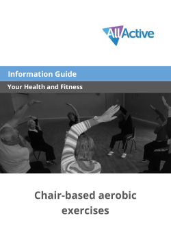 Chair-based aerobic exercises