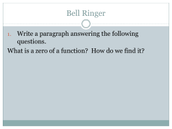 Continuity, End Behavior, and Limits