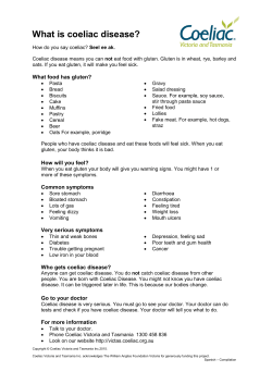 English (Spanish) - Coeliac Australia