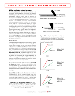 Drilling mechanics and performance