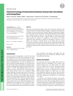 Chemical ecology of interactions between human skin microbiota