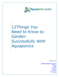 12Things You Need to Know to Garden Successfully With Aquaponics