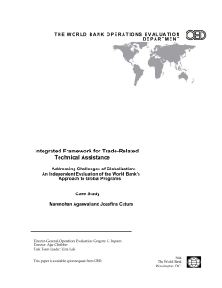 Integrated Framework for Trade