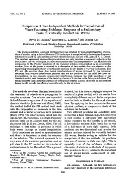 Comparison of Two Independent Methods for the