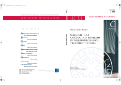 Selected heat conduction problems in thermomechanical