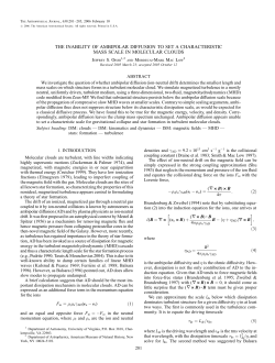 THE INABILITY OF AMBIPOLAR DIFFUSION TO SET A