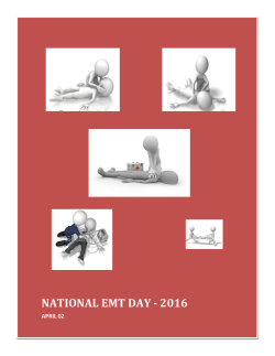 NATIONAL EMT Day - 2016