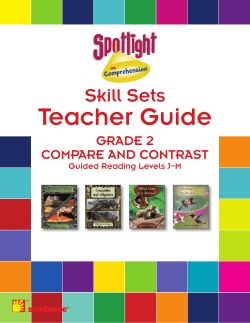 Teacher Guide - Sundance Publishing