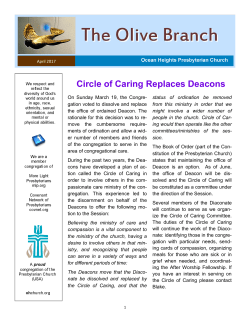 Circle of Caring Replaces Deacons