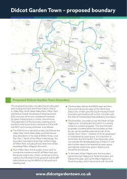 Didcot Garden Town boundary