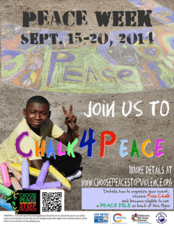 Chalk4Peace with instructions