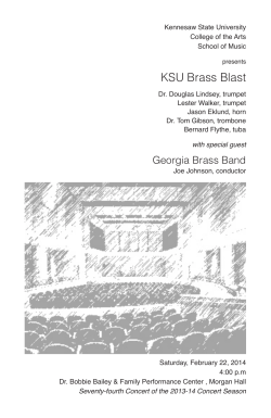 Brass Blast with special guest Georgia Brass Band