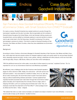 Case Study: Goodwill Industries