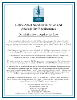 Notice of Nondiscrimination