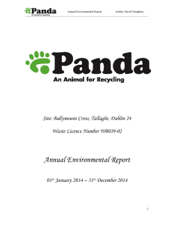 Annual Environmental Report