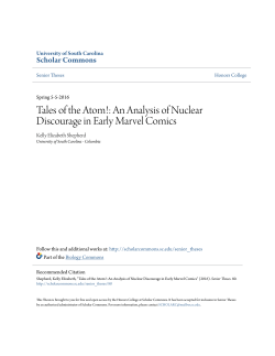Tales of the Atom!: An Analysis of Nuclear Discourage in Early