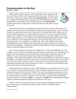 Communication is the Key