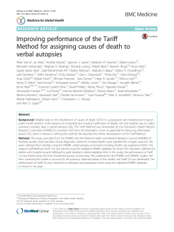 Improving performance of the Tariff Method for assigning causes of