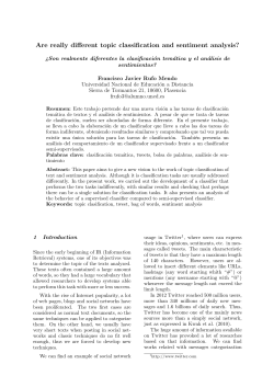 Are topic classification and sentiment analysis really different?