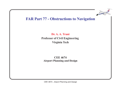 FAR Part 77 - Obstructions to Navigation