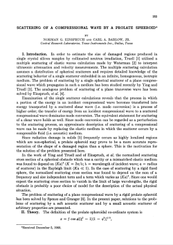 SCATTERING OF A COMPRESSIONAL WAVE BY A PROLATE