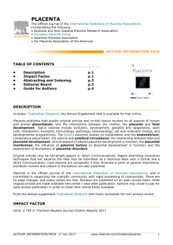 placenta - Elsevier