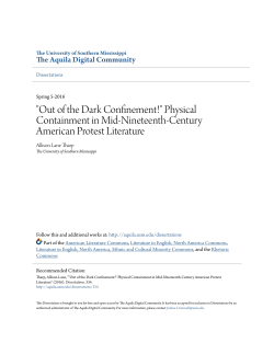 "out of the dark confinement!" physical containment in mid