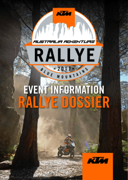 Event Information PDF, 800kb
