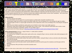 Cootie catcher science