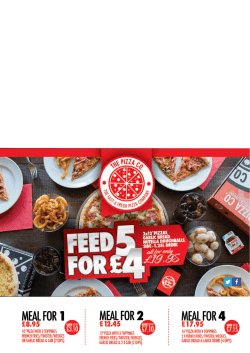 Click to - The Pizza Company