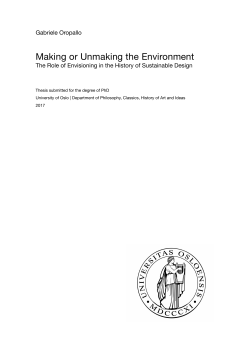 Making or Unmaking the Environment