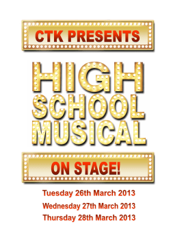 HSM programme - Christ the King CVA