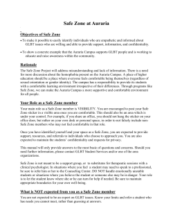 Safe Zone at Auraria - University of Colorado Denver