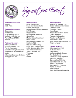 Signature Event - Woodhaven-Brownstown School District