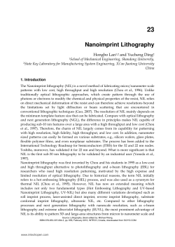 Nanoimprint Lithography