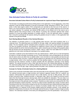 How Activated Carbon Works to Purify Air and Water