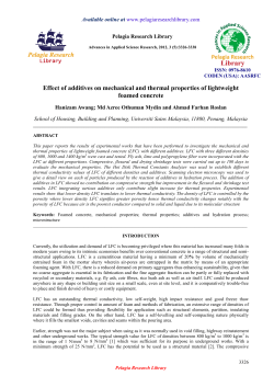Effect of additives on mechanical and thermal properties